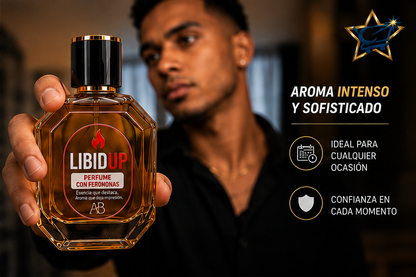 LIBIDUP – Perfume con Feromonas para Hombre | 50 ml